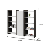 Lark 2.3M Open Rack Shelves Bookcase Filing Cabinet - Gavisco Office Furniture